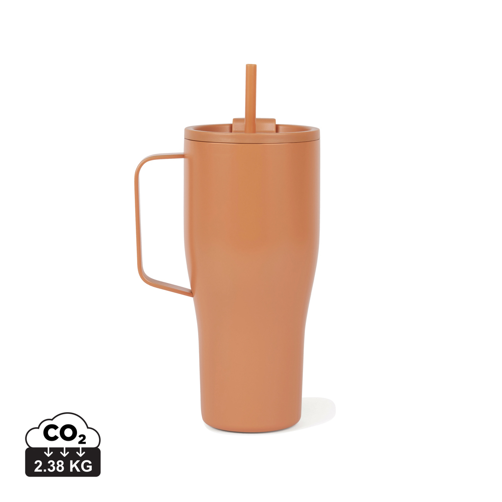Bouteille personnalisée 800ml acier RCS Eos Voyager VINGA Orange et Orange